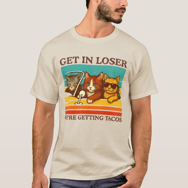 T-shirt Loser, on prend des tacos (Devant)