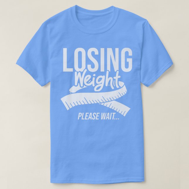 T-shirt Losing Weight Motivation Diet Workout (Design devant)