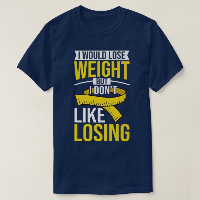 T-shirt Losing Weight Motivation Diet Workout Exercise Beg (Design devant)