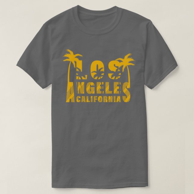 T-shirt Lost Angeles California Funny Surf Sayings (Design devant)