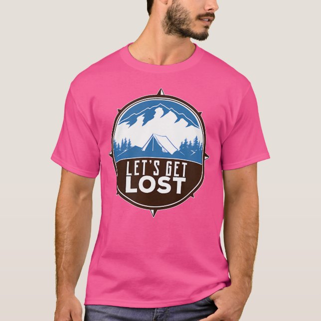 T-shirt Lost - Camping Travel (Devant)