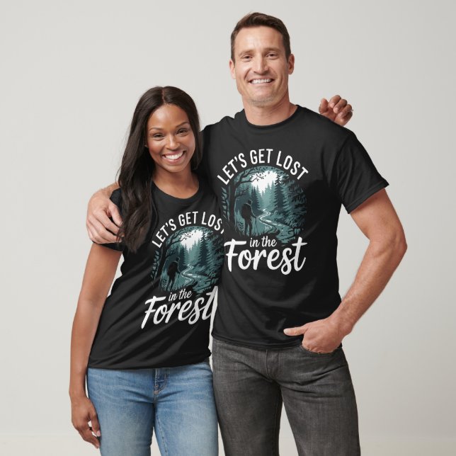 T-shirt Lost in the Forest" - Aventure (Unisexe)