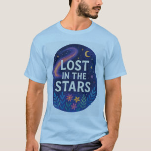 T-shirt Lost in the Stars - Dreamy Space Design esthétique