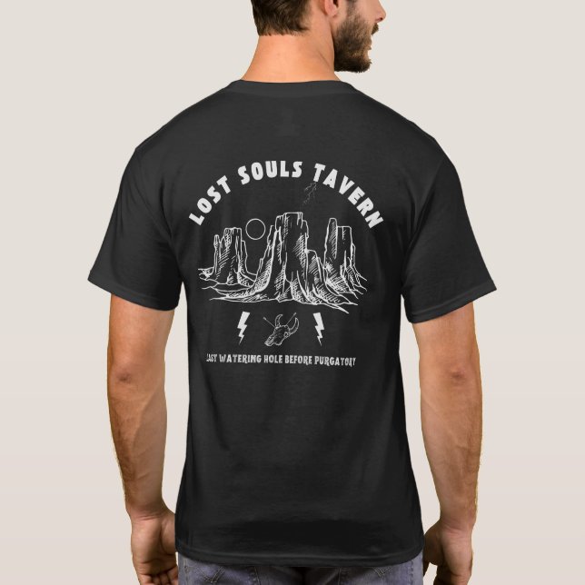 T-shirt Lost Souls Tavern Bar Shirt également. en blanc (Dos)