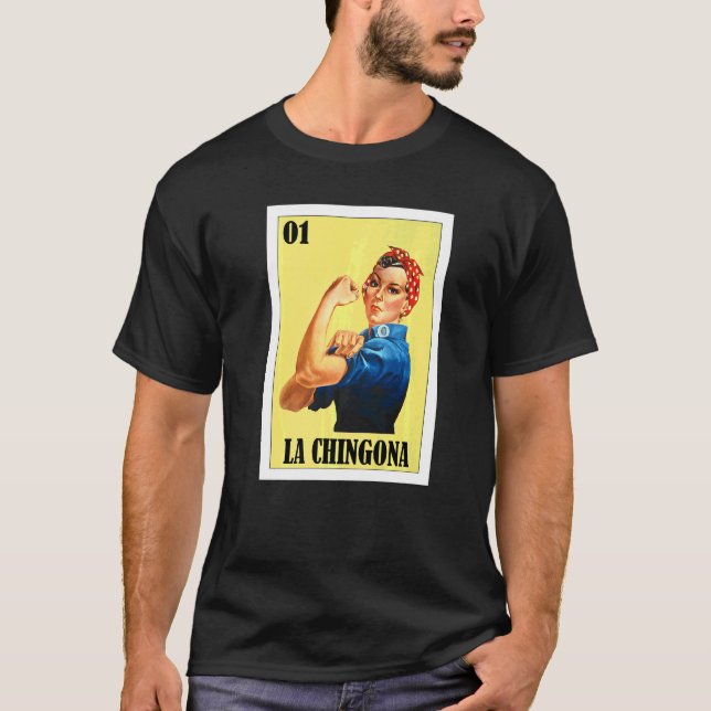 T-shirt Loterie de Bingo Mexicaine Loterie Mexicaine La Ch (Devant)