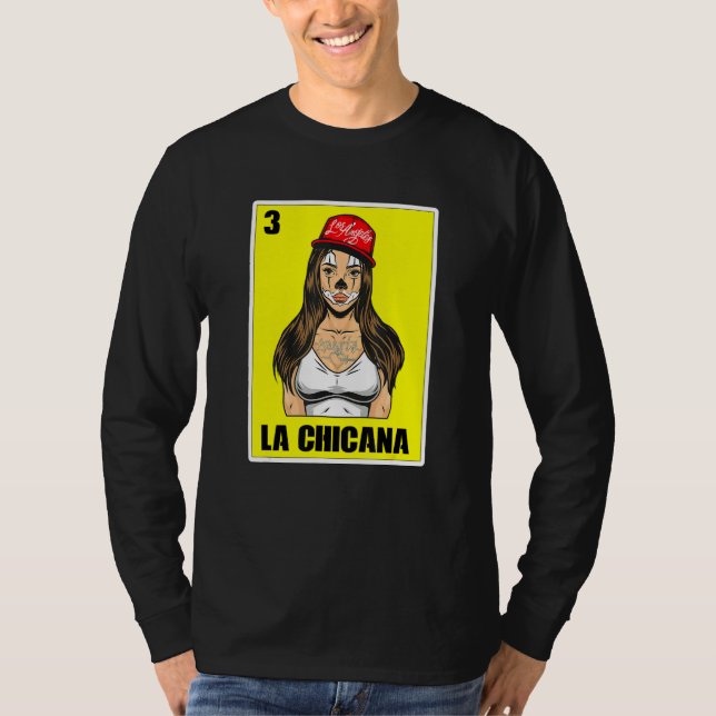 T-shirt Loterie Mexicaine Pour Femmes Usa Chingona La Chic (Devant)