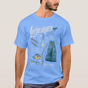 T-shirt LOTHLORIEN™ Collage graphique aquarelle