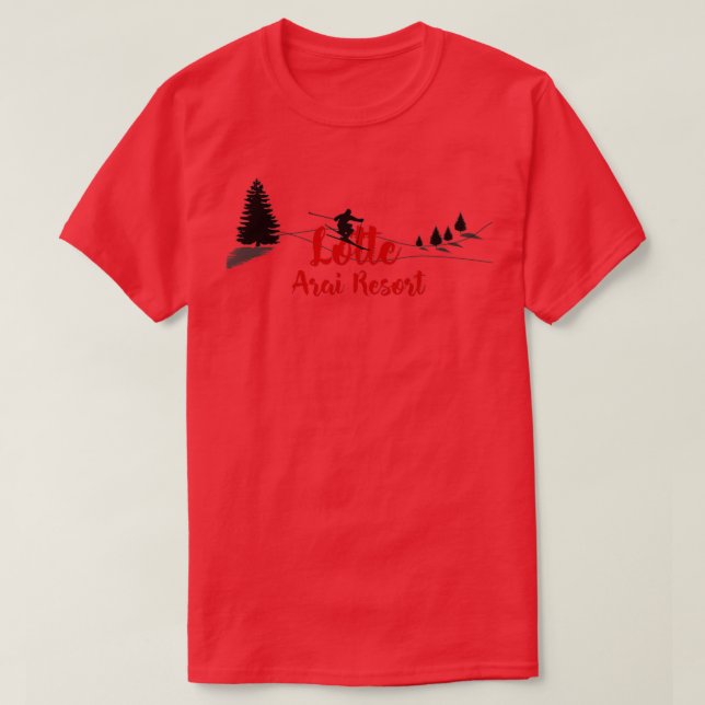 T-shirt Lotte Arai Resort Long Ski (Design devant)