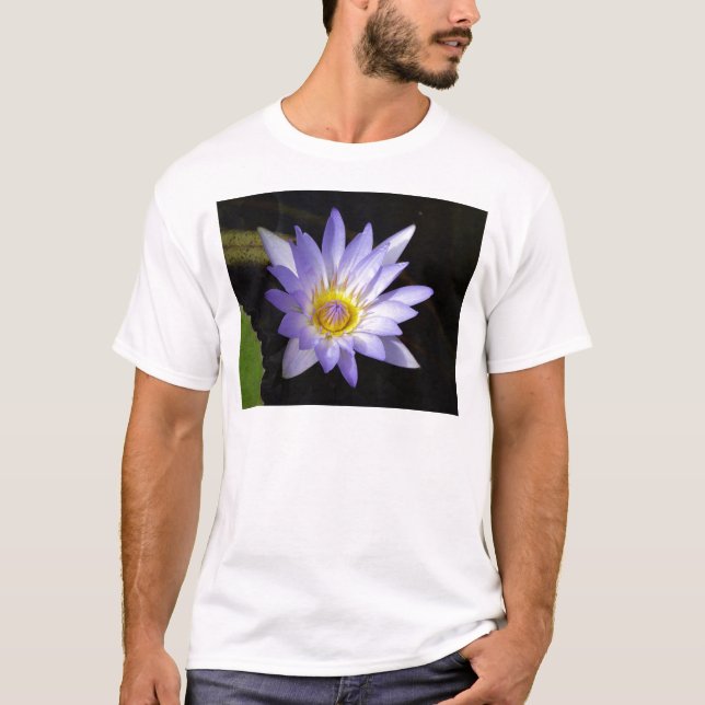 T-shirt lotus bleu du Nil (Devant)