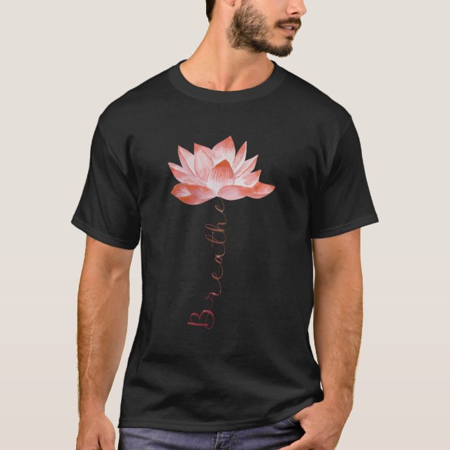 T-shirt Lotus Fleur Yoga Zen Méditation Namaste (Devant)