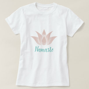 T-shirt Lotus Flower Yoga Namaste Wellness