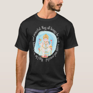 T-shirt Lotus Ganesh Yoga Méditation Spirituelle Divine Co