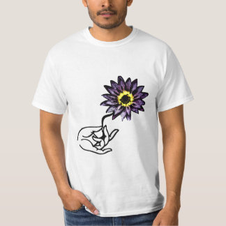 T-shirt Lotus pourpre - Hommes Tee - shirts de yoga