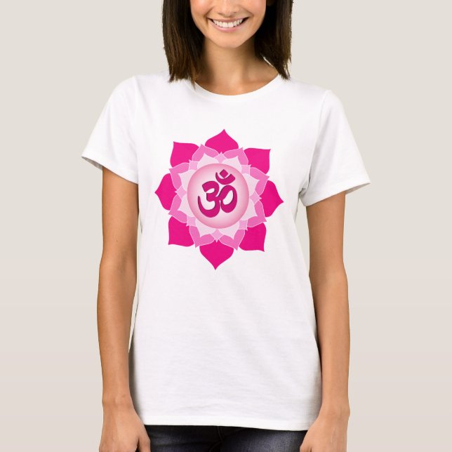 T-shirt Lotus rose (Devant)