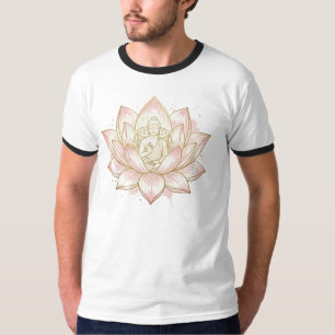 T-shirt Lotus Symbole de la Sagesse Antique Graphique Tee