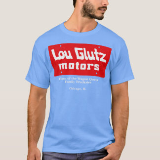 T-shirt Lou Glutz Moteurs plaque d'immatriculation vintage
