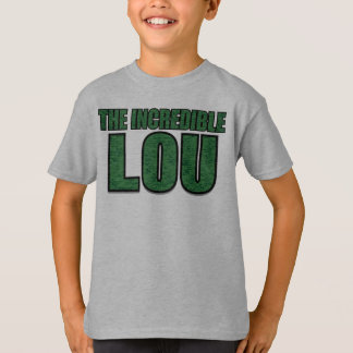T-shirt Lou Incroyable - Typographie à motif de brique ver