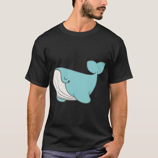 T-shirt lou, la baleine (Devant)