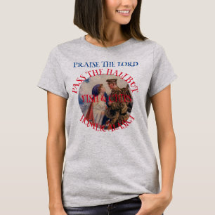 T-shirt Louange Lord Pass the Halibut Fish & Chips