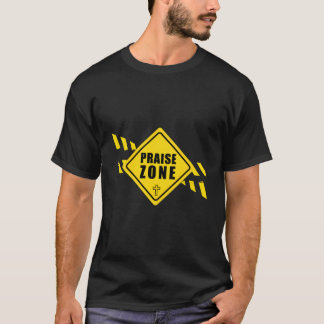 T-shirt Louange Zone â€"Le culte de la foi chrétienne de n