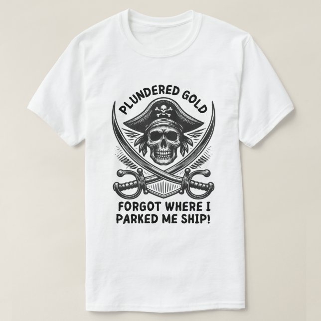 T-shirt L'oubli du pirate (Design devant)