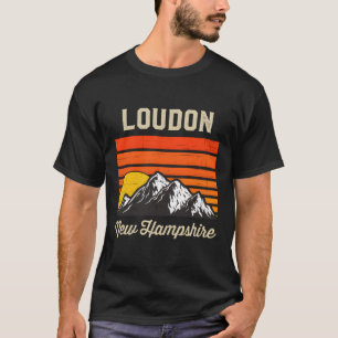 T-shirt Loudon New Hampshire Hometown City State Retro Usa