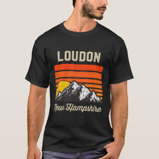 T-shirt Loudon New Hampshire Hometown City State Retro Usa