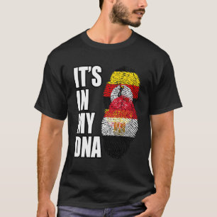 T-shirt L'Ouganda Et L'Égypte Mélangent Le Drapeau Adna Hé