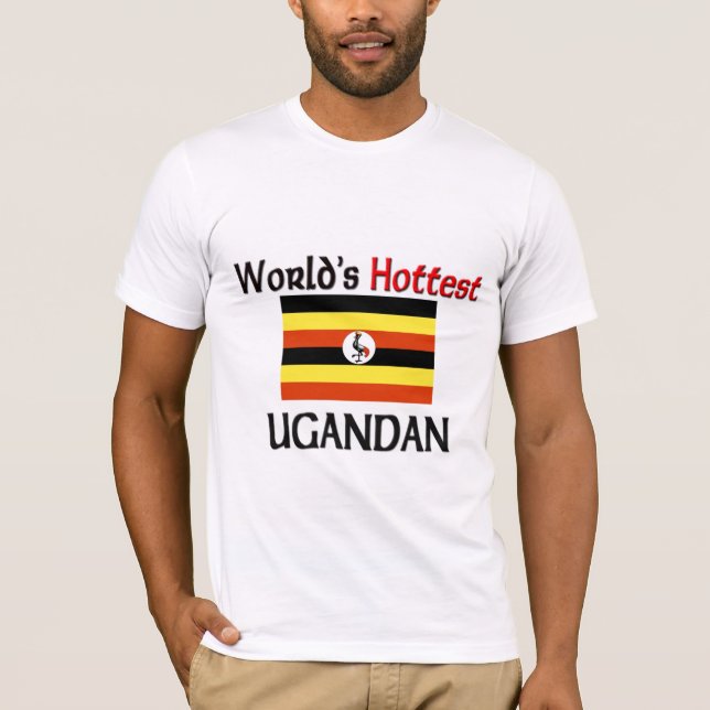 T-shirt L'Ougandais le plus chaud du monde (Devant)