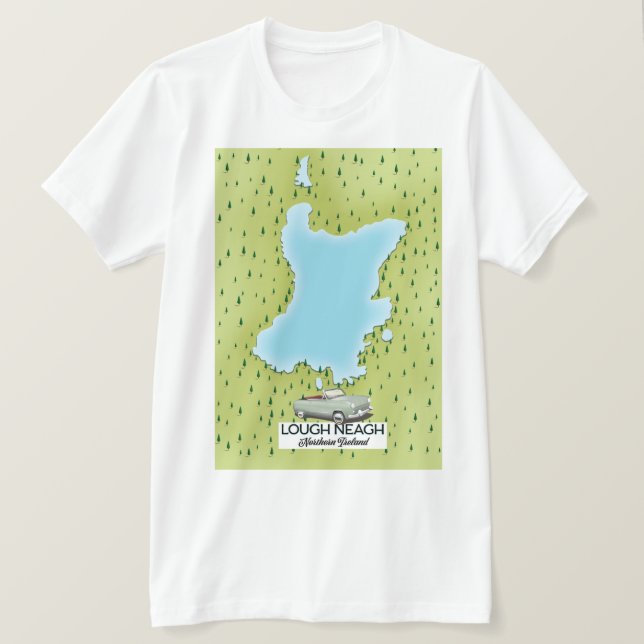 T-shirt Lough Neagh Irlande du Nord (Design devant)