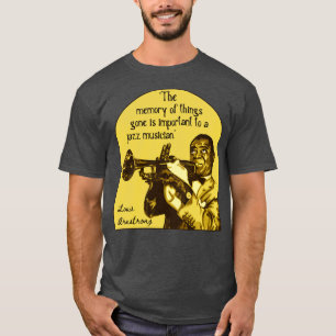 T-shirt Louis Armstrong Portrait Et Citation 1
