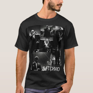 T-shirt Louis Armstrong Satchmo Vintage Photographie T-Shi
