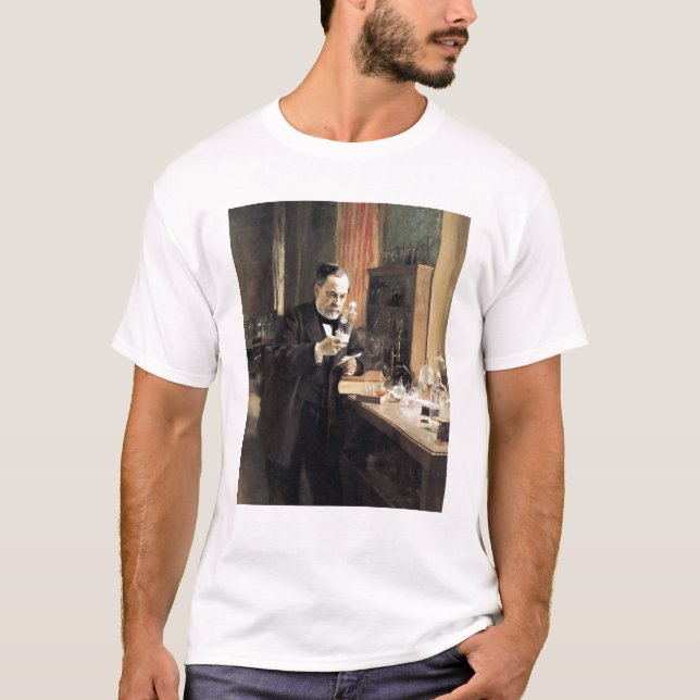 T-shirt Louis Pasteur dans son laboratoire, 1885 (Devant)