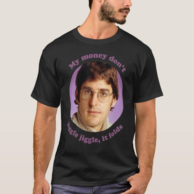 T-shirt Louis Theroux U2013 mon argent ne se mêle pas à Ji (Devant)
