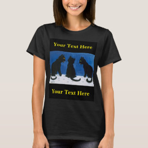 T-shirt Louis Wain Cats dans la neige