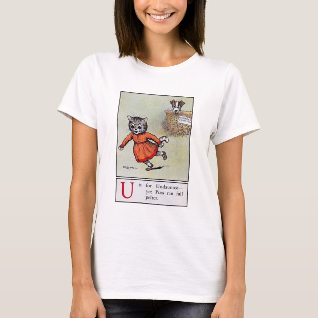 T-shirt Louis Wain, Chat Drôle (Devant)