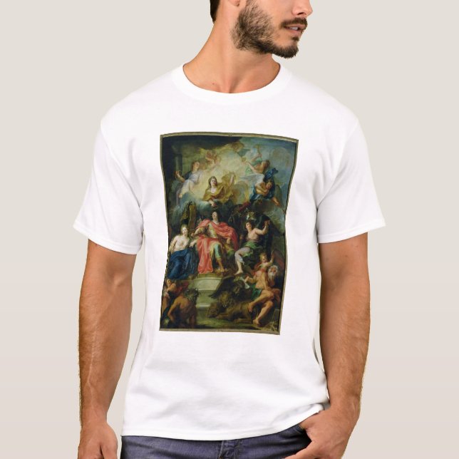T-shirt Louis XIV couronné par gloire, c.1686 (Devant)