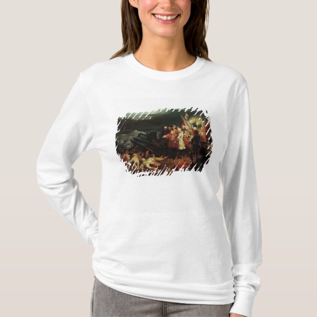 T-shirt Louis XV visitant le champ de la bataille (Devant)