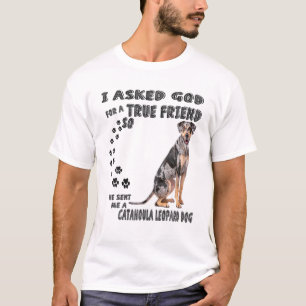 T-shirt Louisiana Catahoula Leopard Cite Maman Papa, Catah