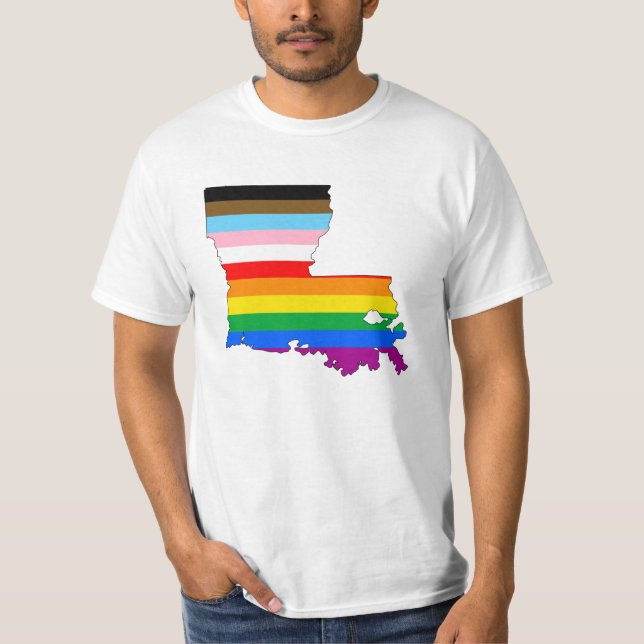 T-shirt Louisiana Inclusive Pride (Devant)