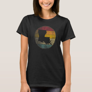 T-shirt Louisiana Love Sun Retro Vintage 80s Hommes Femmes