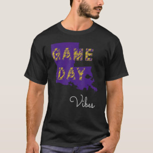 T-shirt Louisiana State Tigers Football Jour Vibes Tai