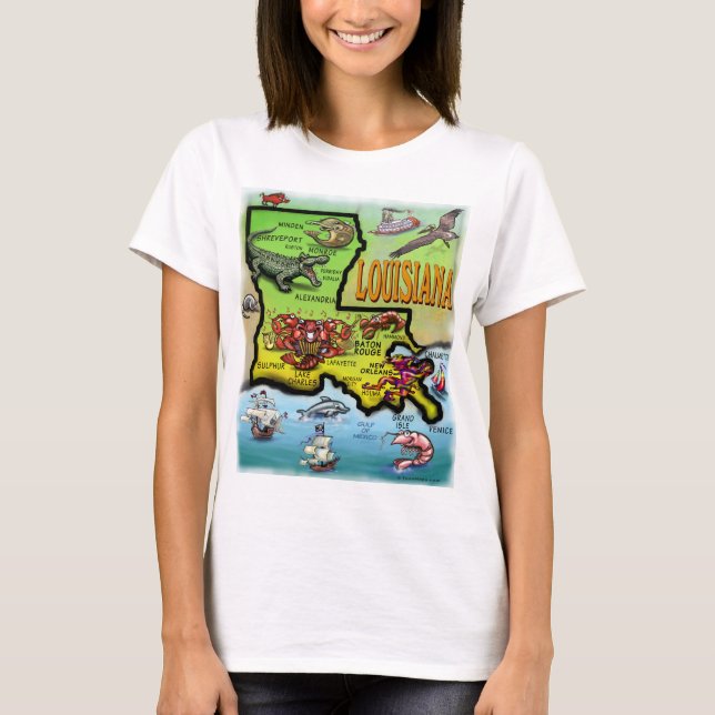 T-shirt Louisiane (Devant)