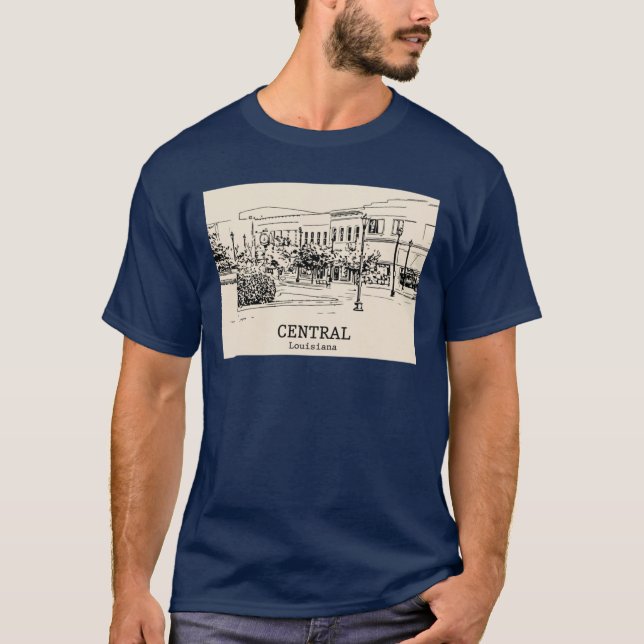 T-shirt Louisiane centrale (Devant)