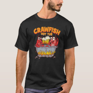 T-shirt Louisiane Crawfish Chaud Tub Cajun