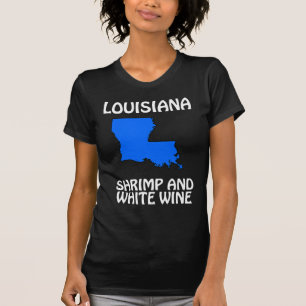T-shirt Louisiane - Crevettes et Vin Blanc