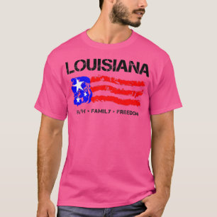 T-shirt Louisiane patriotique 1