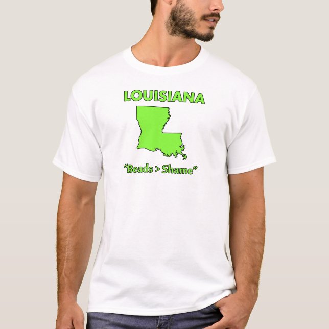 T-shirt Louisiane - Perles > Honte (Devant)