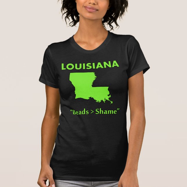 T-shirt Louisiane - Perles > Honte (Devant)