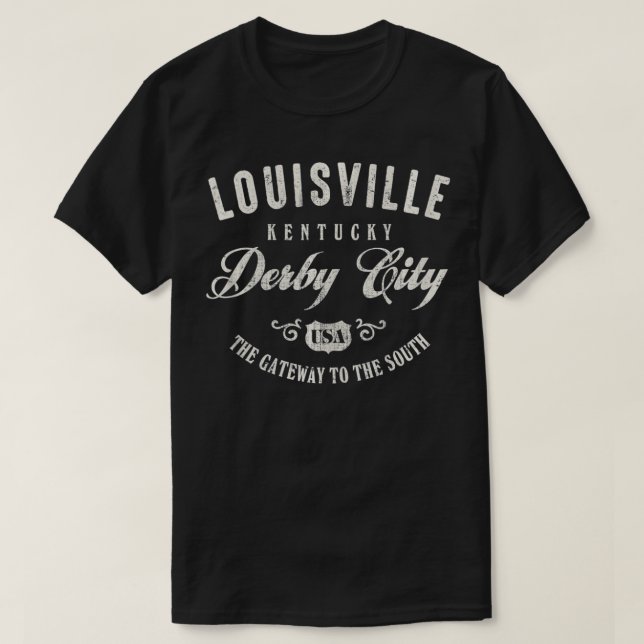 T-shirt Louisville Derby City Kentucky (Design devant)